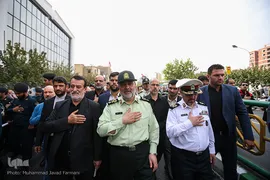 تشییع پیکر ۵۴ شهید دفاع مقدس 