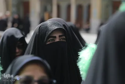 عزاداری خادمان حضرت معصومه در روز شهادت امام جواد(ع)
