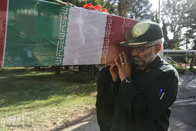 استقبال از 9 شهیدگمنام دوران دفاع مقدس ـ شيراز