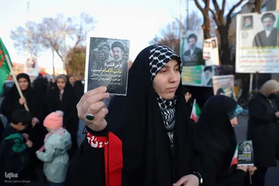 خروش مردم انقلابی تبریز علیه دشمنان اسلام در چهارشنبه آخر سال