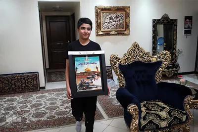 امیر حسین ارغوانی، فرزند شهید مدافع حرم «تقی ارغوانی»