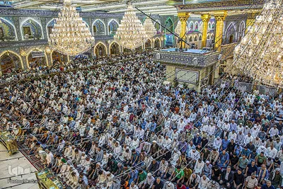 نماز عید سعید قربان در حرم اباالفضل العباس (ع)