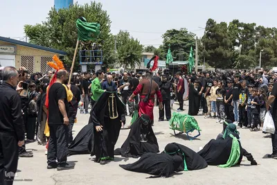 عزاداری عاشورای حسینی در کرج‎