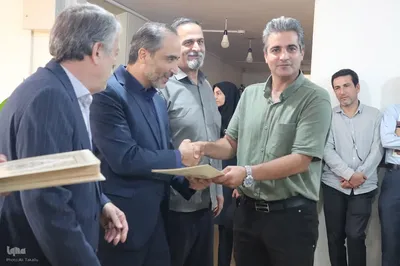 نشست صمیمی رئیس اداره اوقاف به مناسبت هفته وقف‎ در ملایر