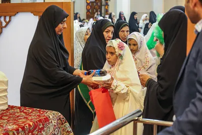 جشن دختران روزه‌ اولی در حرم مطهر حضرت شاهچراغ(ع)