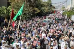 تشیع پیکر شهدای حادثه تروریستی شاهچراغ