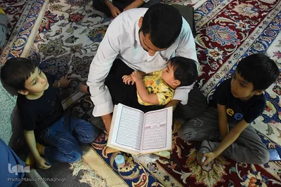 محفل انس با قرآن کریم در مهدیه اعظم سمنان