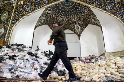 ارسال اقلام مورد نیاز سیل زدگان از آستان علی بن مهزیار(ع) اهواز