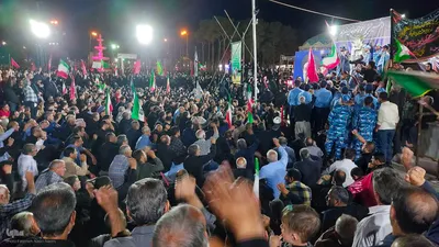 تشییع پیکر شهید «احمد رضایی کمال‌آباد» در نایین