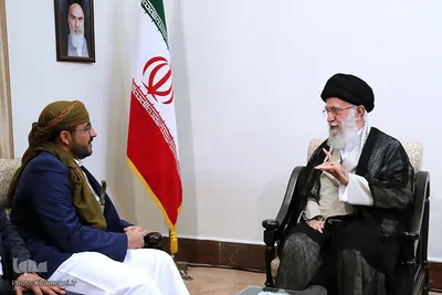 دیدار سخنگوی جنبش انصارالله یمن با رهبر انقلاب
