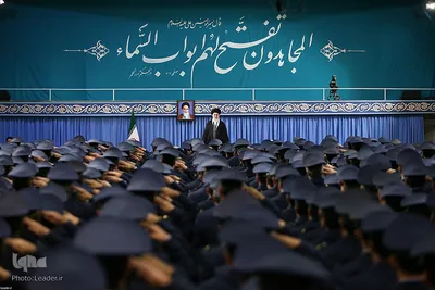 دیدار فرماندهان نیروی هوایی و پدافند هوایی ارتش با رهبر انقلاب