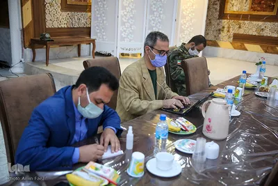نشست خبری امیر سرتیپ دوم ابوالقاسم رضایی فرماندهی ارشد نظامی ارتش در منطقه فارس