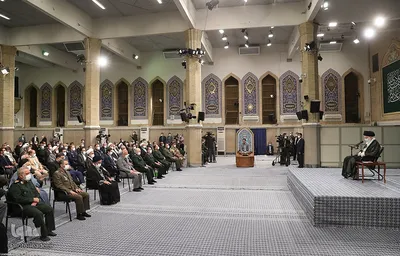 رهبر انقلاب اسلامی در دیدار دست‌اندرکاران برگزاری کنگره شهدای قم