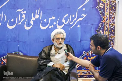 غرفه خبرگزاری ایکنا در نهمین روز بیست و ششمین نمایشگاه قرآن کریم