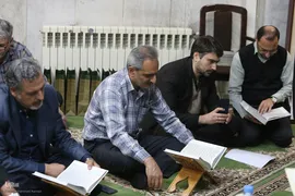 محفل ختم قرآن کریم و تجلیل از خادمان قرآن جهاددانشگاهی