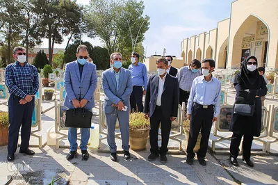 تجدید میثاق جهادگران جهاد دانشگاهی در اصفهان با شهدا