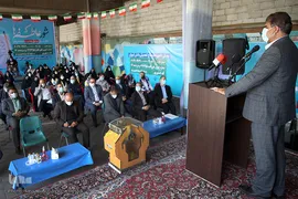 مراسم نمادین نواختن زنگ «شور عاطفه ها» در دبیرستان دخترانه شهید «محمدباقر صدر» منطقه ۱۱آموزش و پرورش تهران