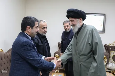 بازدید مسئولان حج و زیارت از خدمات به زائران در مسیر مشایه و کربلای معلی