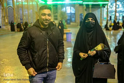 مراسم خداحافظی معتکفین