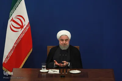 نشست خبری حجت‌الاسلام والمسلمین حسن روحانی، رئیس جمهور