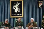 نشست خبری سردار زارع کمالی فرمانده سپاه الغدیر یزد‎‎