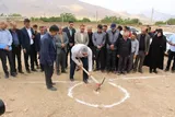 کلنگ‌زنی مدرسه چمن‌بید در شهرستان لردگان