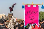 آئین نمادین ورود قافله امام حسین(ع) به دشت کربلا