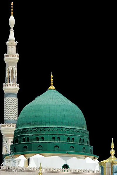بارگاه قدسی پیامبر اکرم(ص) در مدینه منوره