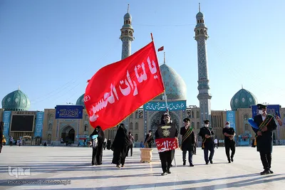 آئین شستشو وتعویض پرچم گنبد مسجد مقدس جمکران