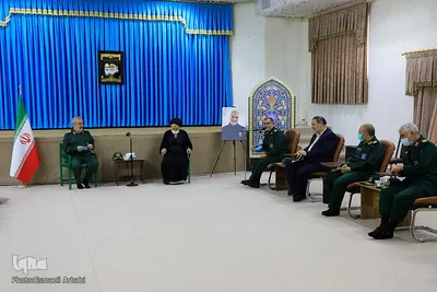 دیدار جانشین فرمانده کل سپاه پاسداران با حجت‌الاسلام عبادی