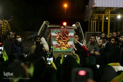 تشییع شهید گمنام در دانشگاه شیراز