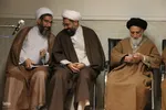 دیدار طلاب و علمای همدانی مقیم قم با ایت الله نوری همدانی‎