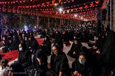 حسینیه ایران؛ عزاداری شب پنجم محرم‎‎