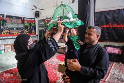 مراسم سينی حضرت قاسم(ع) در اهواز
