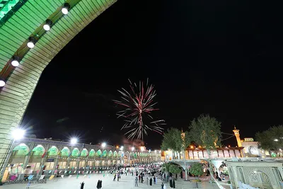 جشن نیمه شعبان در حرم مطهر شاهچراغ(ع)
