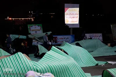 احیای شب قدر در مقبره شهدای دانشگاه امام حسین(ع)