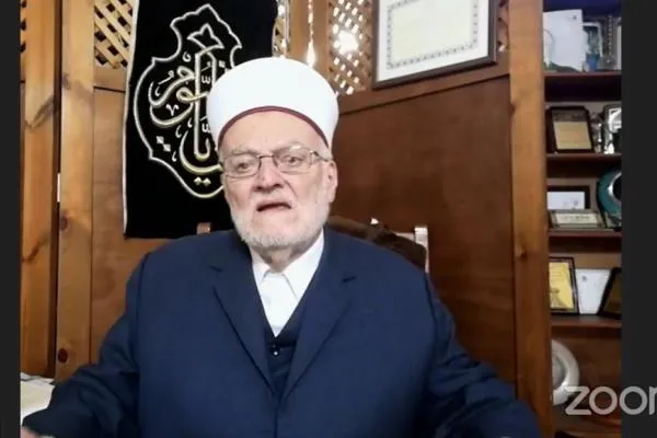 ارتباط آنلاین خطیب مسجدالاقصی با فلسطینیان