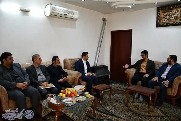 دیدار مدیرکل ارشاد مازندران با قاری ممتاز قائم‌شهری