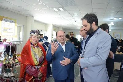 بازدید معاون وزیر تعاون، کار و رفاه اجتماعی از نمایشگاه طرح ملی توسعه مشاغل خانگی‎‎‎‎