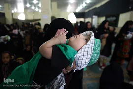 مراسم شیرخوارگان حسینی در منطقه محروم زهکلوت
