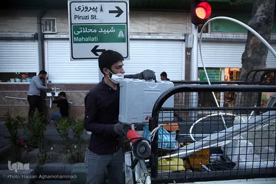 نصب روشویی در معابر عمومی برای شکست کرونا با همت گروه جهادی شهید ابراهیم هادی