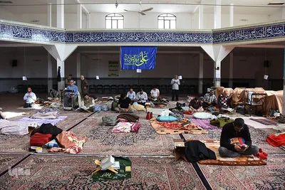 دومین روز مراسم معنوی اعتکاف در سمنان