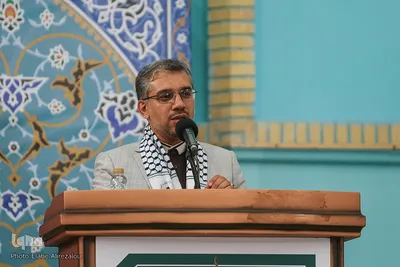 اجتماع جامعه قرآنی در حمایت از مردم مظلوم غزه