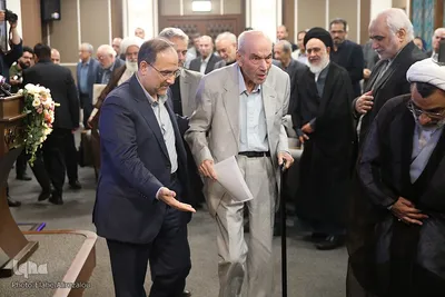 مراسم تکریم رضا داوری اردکانی، رئیس سابق و معارفه محمدرضا مخبر دزفولی