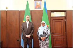 Waziri wa Mambo ya Nje wa Iran akutana na Rais Samia Suluhu Hassan wa Tanzania