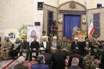 مراسم گرامیداشت شهدای امنیت در حرم شاهچراغ(ع)