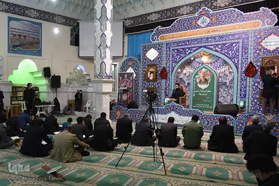 مراسم انس با قرآن در امامزاده سید محمد خمینی شهر