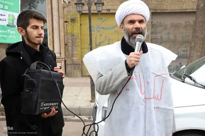 مراسم تجمع مردم اهر در سوگ رهبر شهید انقلاب