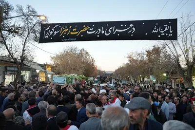 تشییع پیکر دو شهید گمنام در الشتر و نورآباد