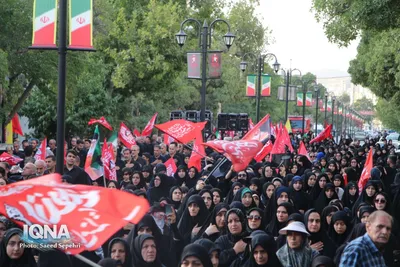 مراسم جاماندگان اربعین حسینی در ملایر